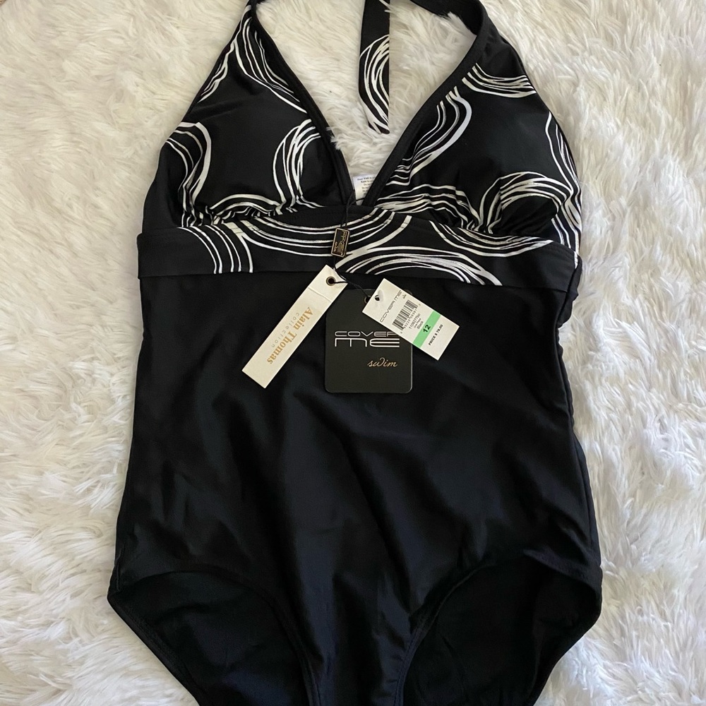 Nice one piece halter swimsuit